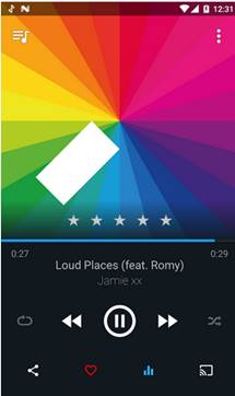 Aplikasi pemutar musik offline Android seperti HP Samsung