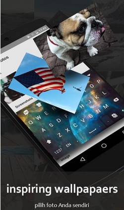Download Aplikasi Keyboard Foto Sendiri di HP Android APK GO Keyboard Pro